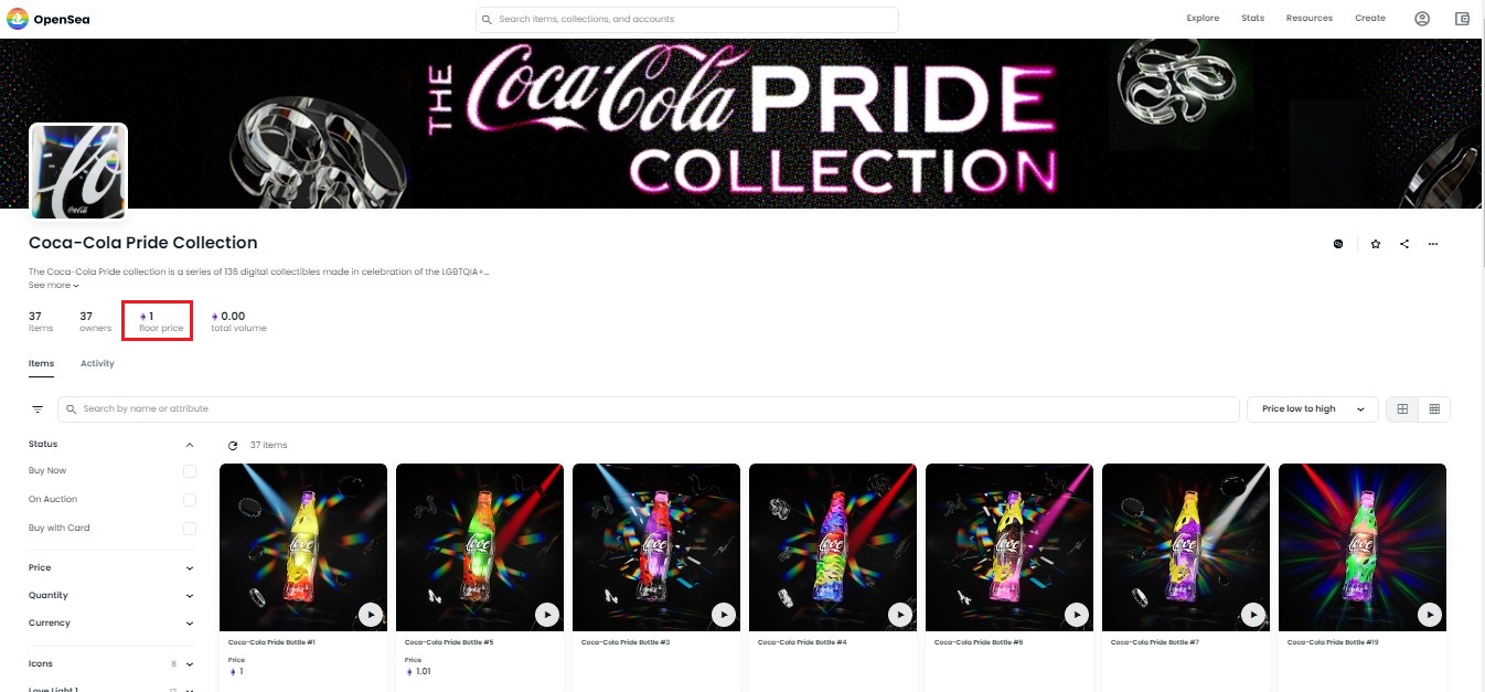 pride nft collection website